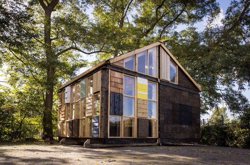 Kastanjehout als bouwmateriaal; studenten leren biobased materialen gebruiken Kastanjehout als bouwmateriaal; studenten leren biobased materialen gebruiken